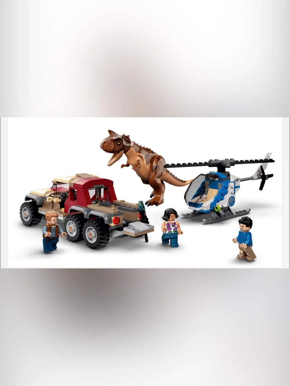 LEGO Jurassic World Carnotaurus Dinosaur Chase RETIRED RARE Complete Set